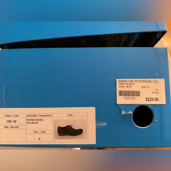 John Fluevog shoes, blue, size 6, brand new - Picture 9 of 10